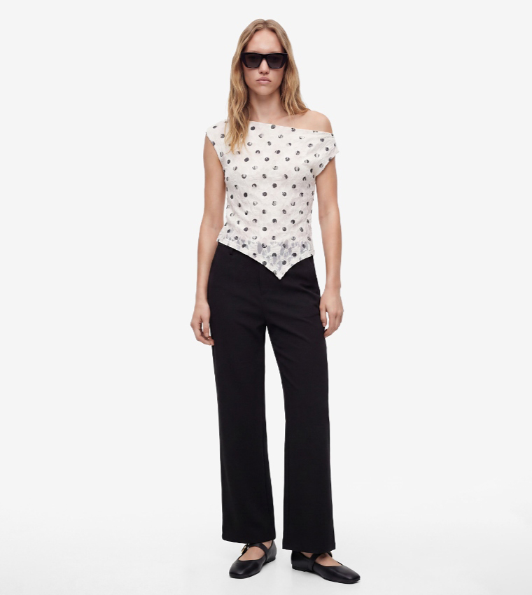 كوتون  بناطيل رسمية - أسود Short Sleeve T-Shirts