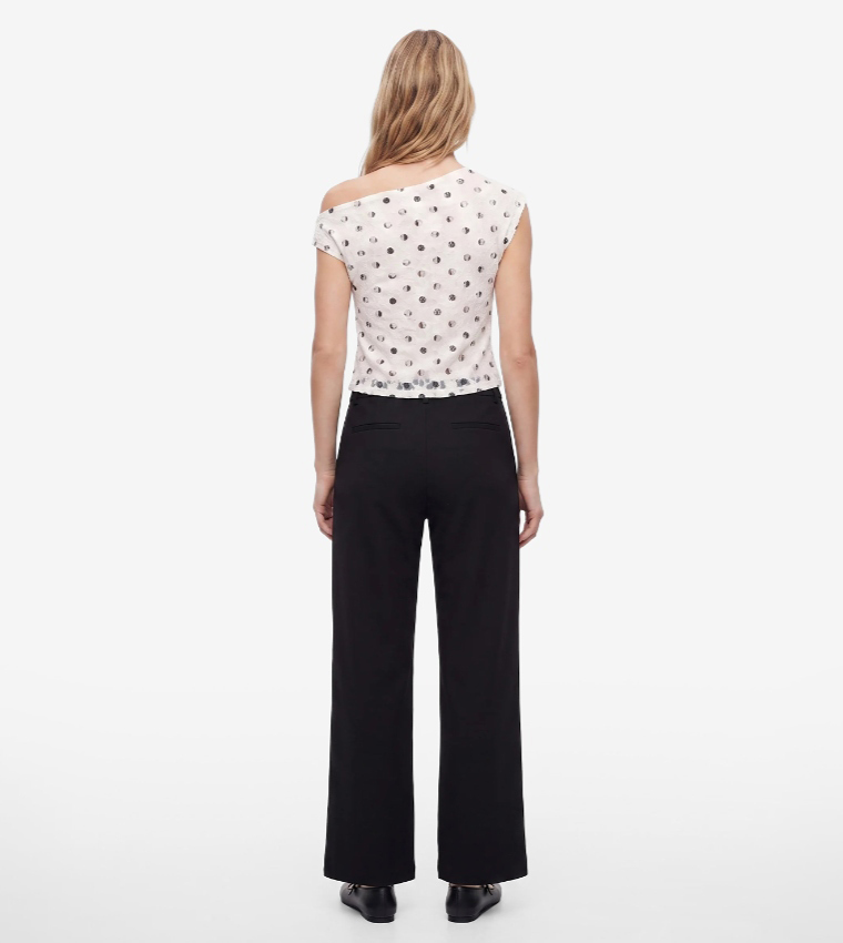 كوتون  بناطيل رسمية - أسود Short Sleeve T-Shirts