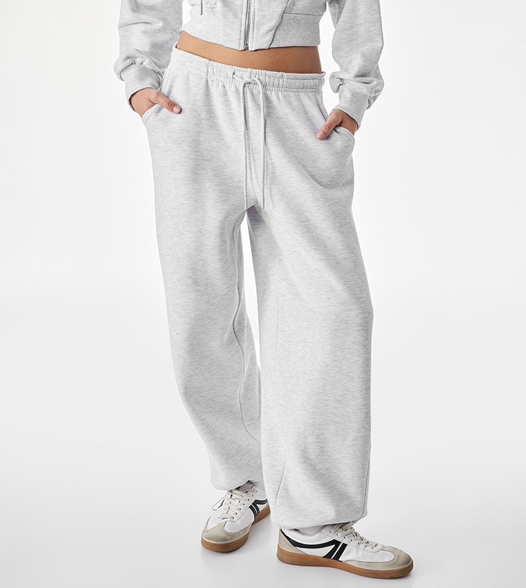 Solid Loose Fit Sweatpants