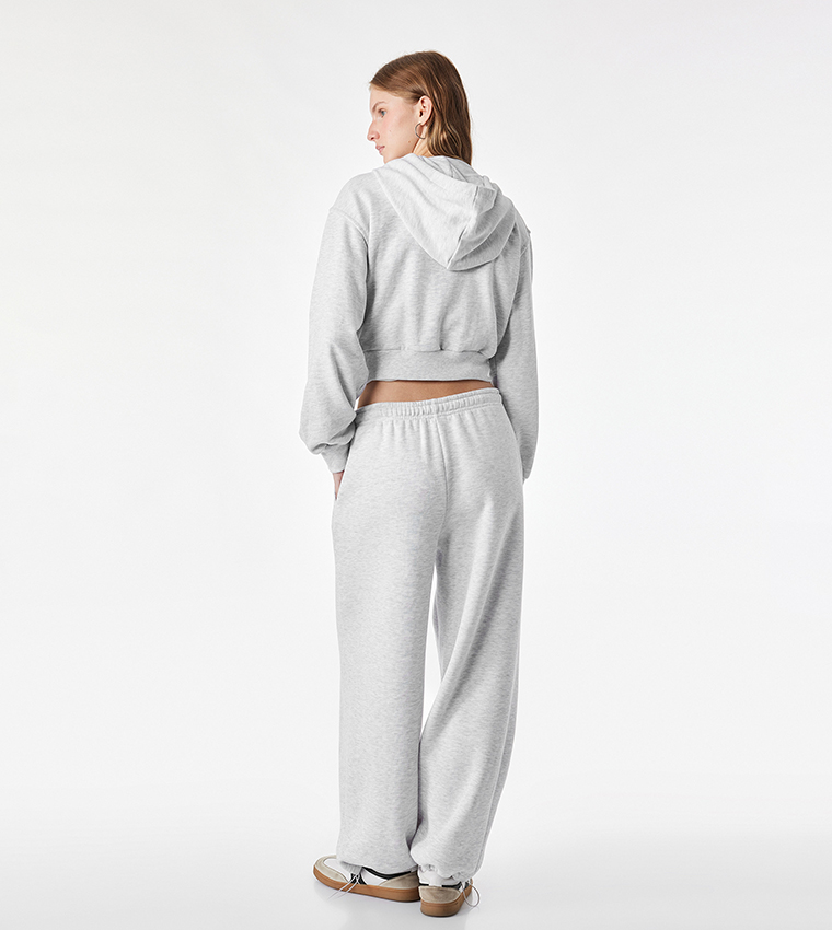 Solid Loose Fit Sweatpants