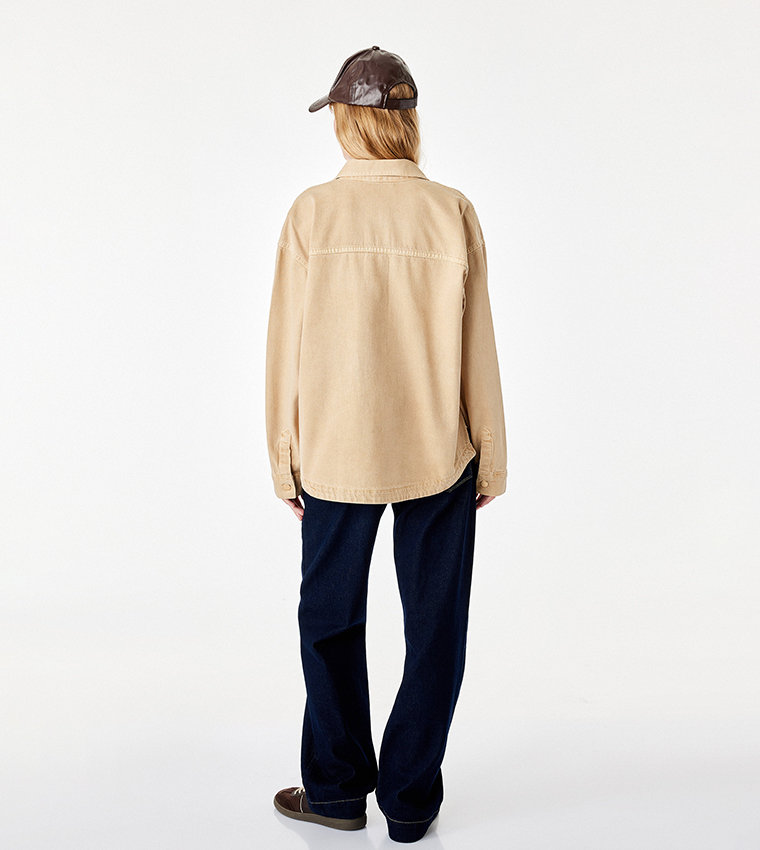 Koton  Casual Jackets - Beige Casual Jackets