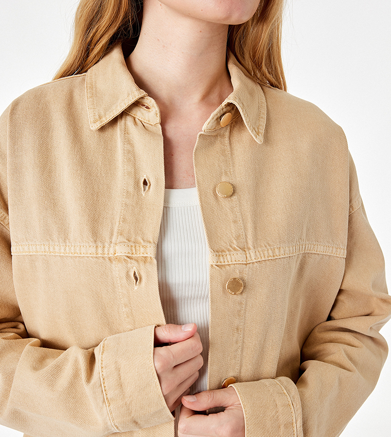 Koton  Casual Jackets - Beige Casual Jackets