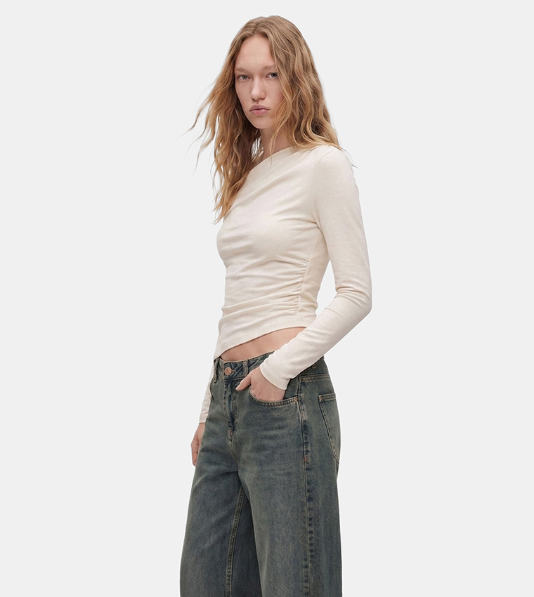كوتون  توبات كاجوال  - بيج Casual Tops