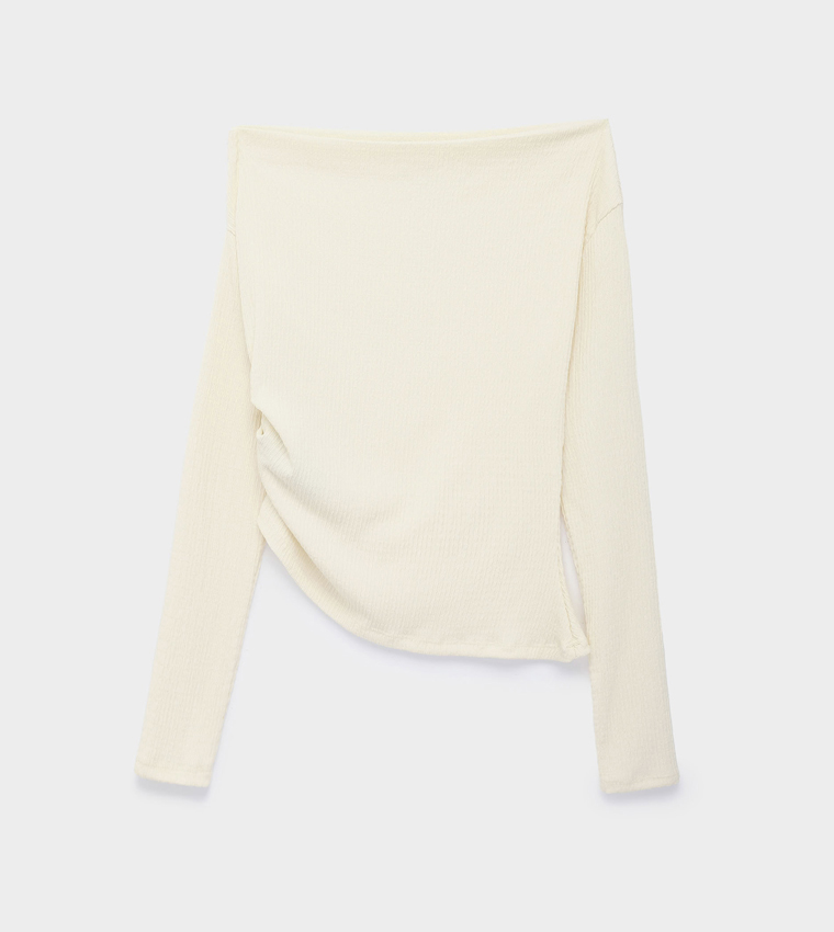 كوتون  توبات كاجوال  - بيج Casual Tops