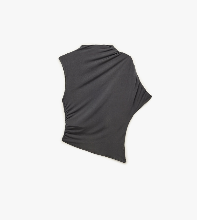 Koton  Sleeveless Tops - Grey Waistcoats
