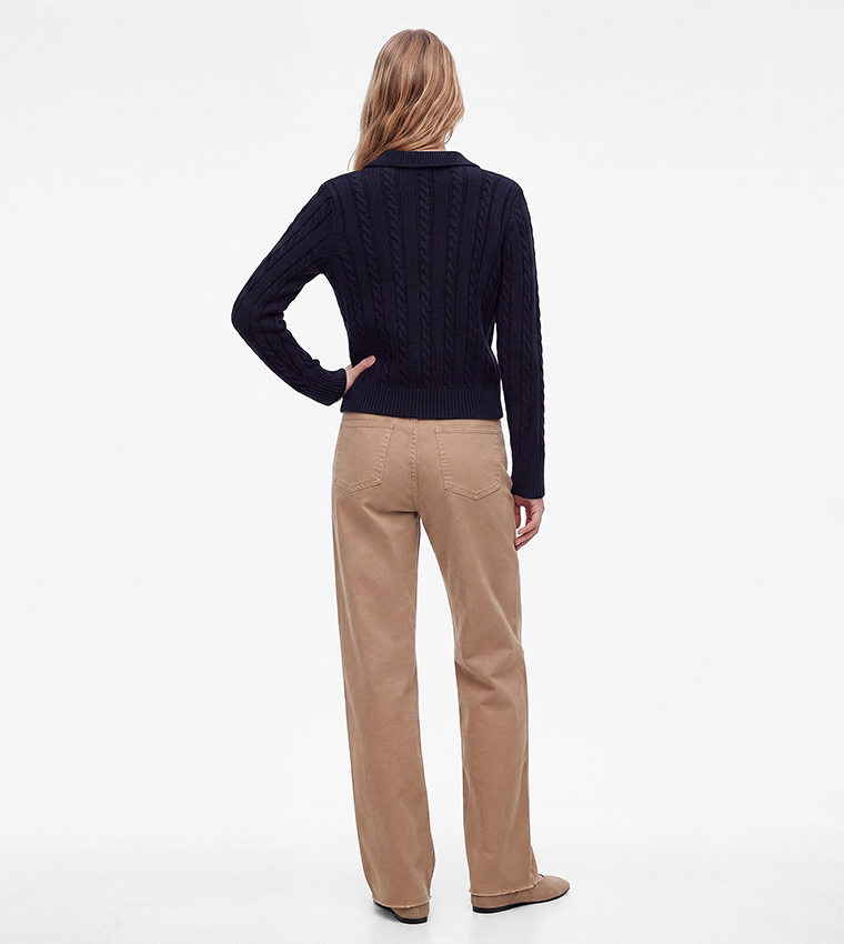 Koton  V-neck Sweaters - Navy V-neck Sweaters