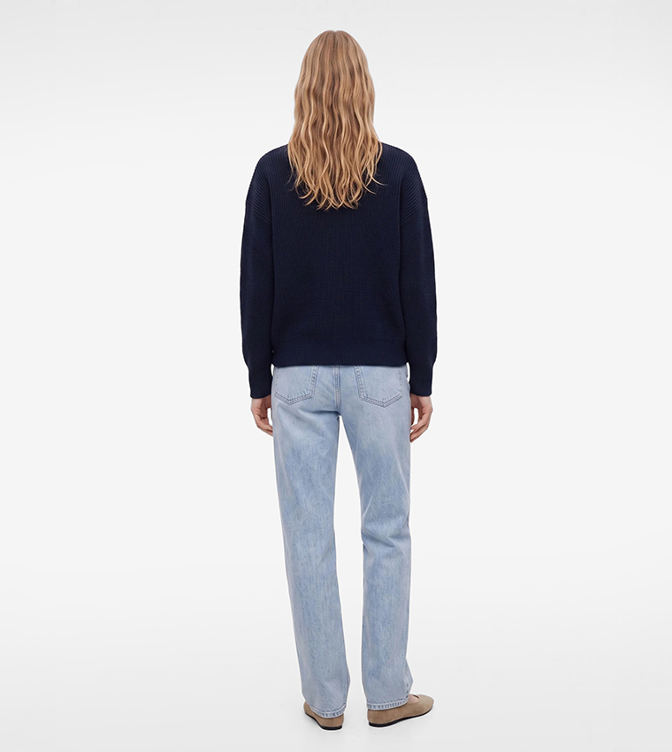كوتون  سترات بياقة V  - كحلي V-neck Sweaters