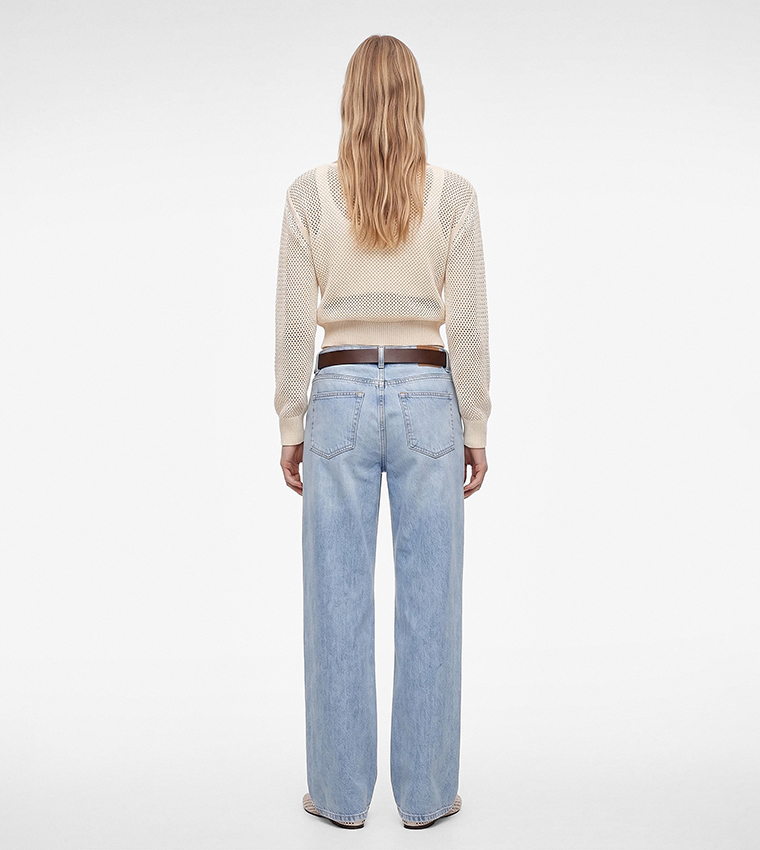 كوتون  سترات بياقة دائرية - بيج Round Neck Sweaters