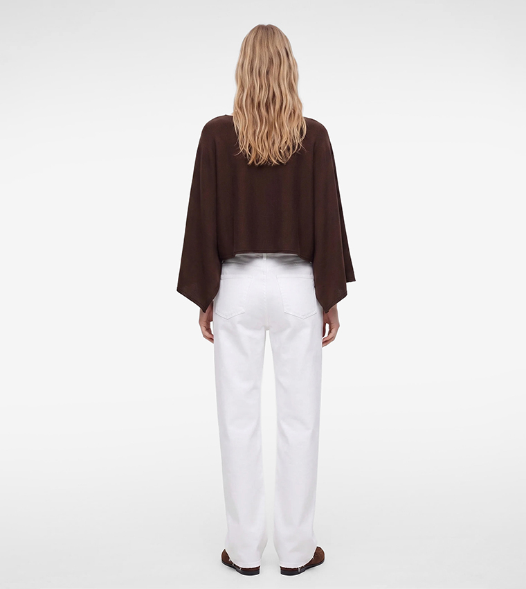 كوتون  سترات بياقة دائرية - بني  Round Neck Sweaters