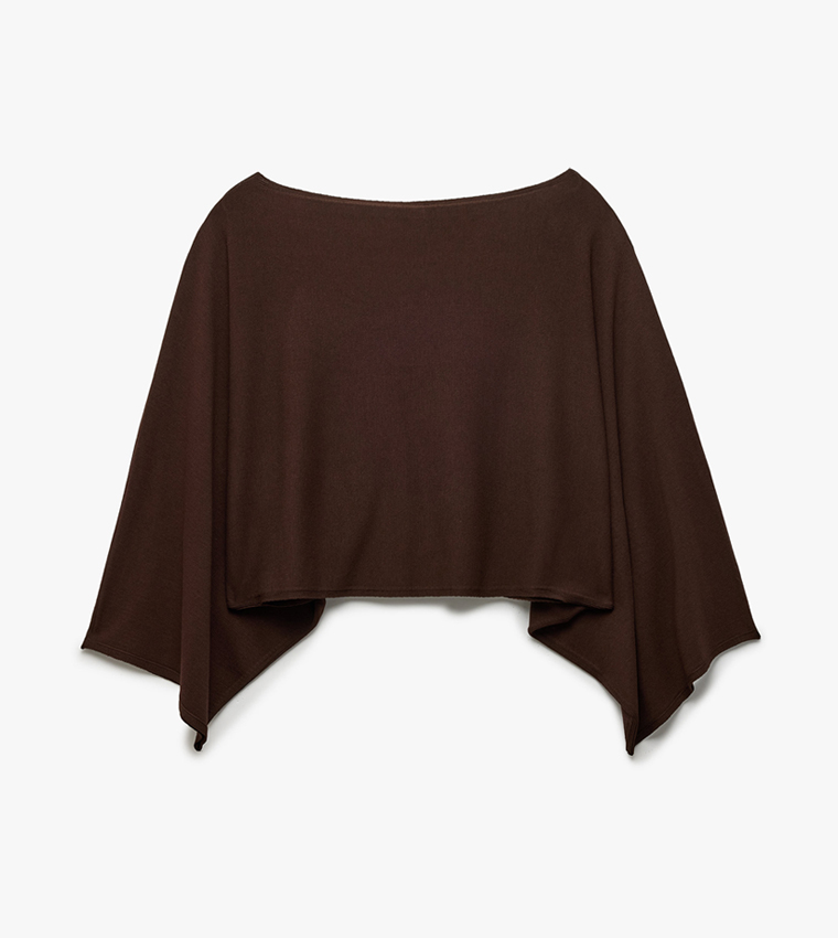 كوتون  سترات بياقة دائرية - بني  Round Neck Sweaters