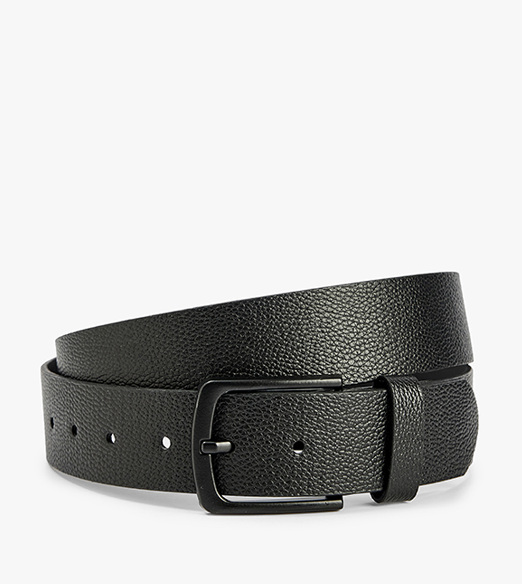 Textured Buckle Belt