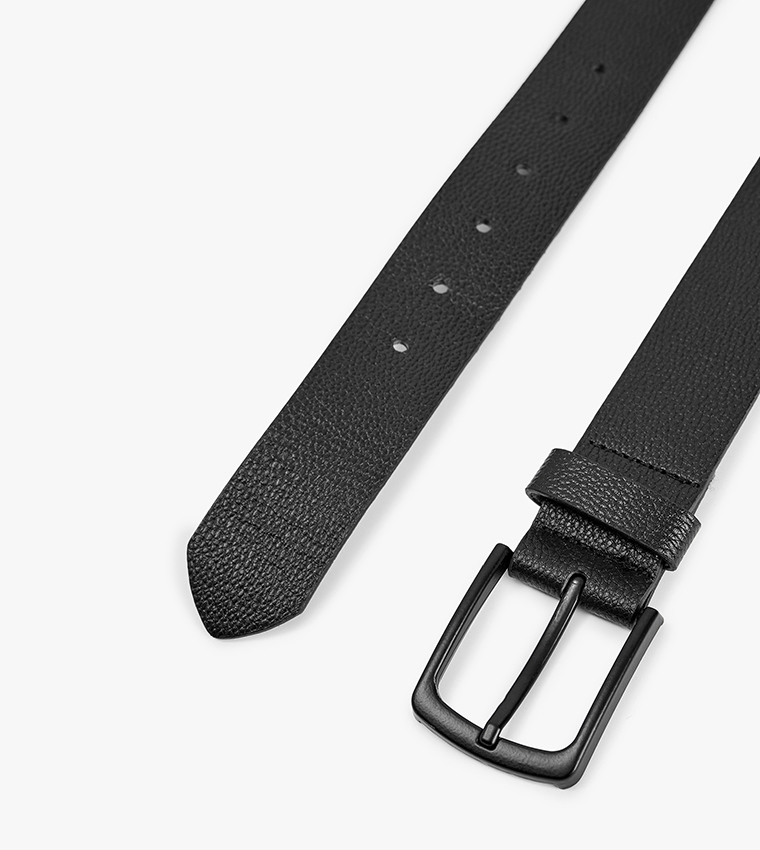 Textured Buckle Belt