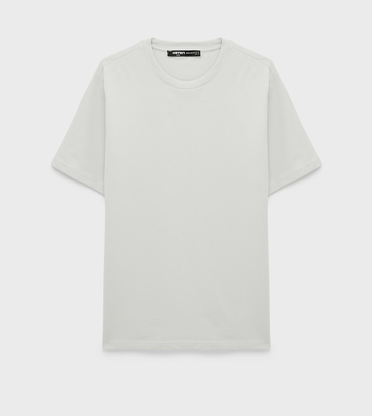 Solid Crew Neck T-Shirt