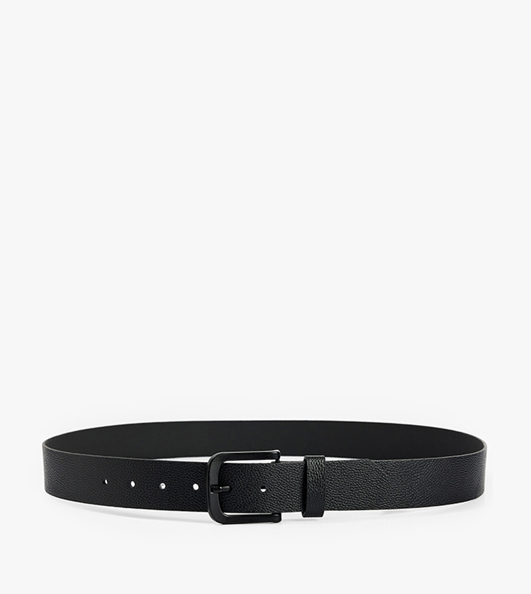Textured Buckle Belt
