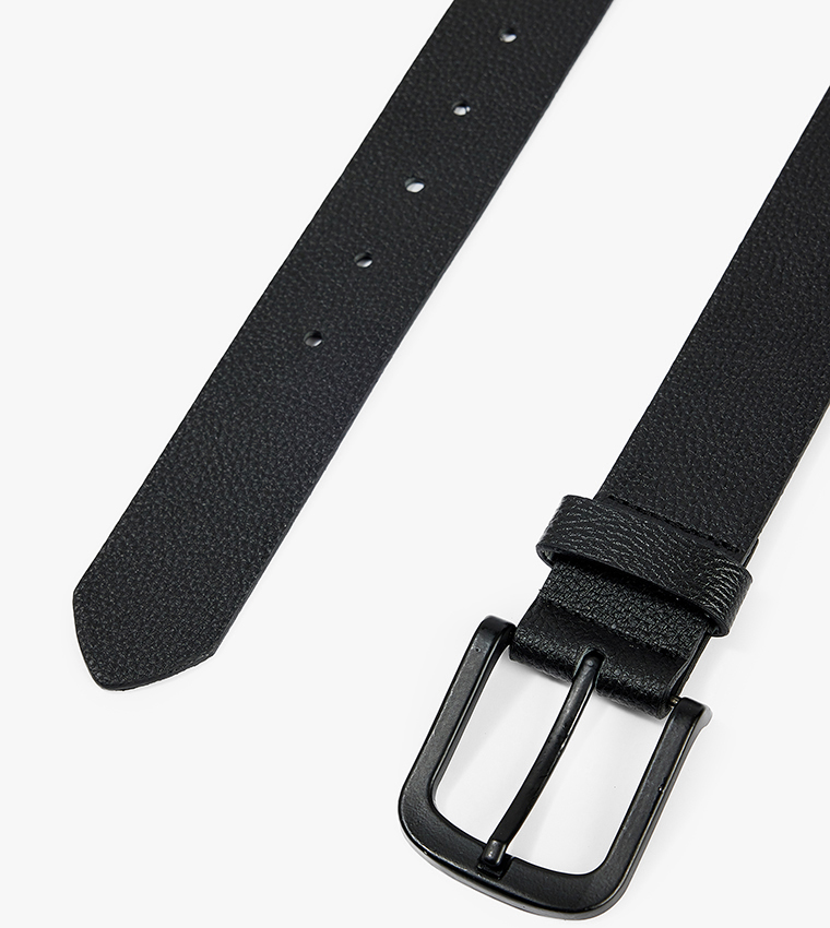 Textured Buckle Belt