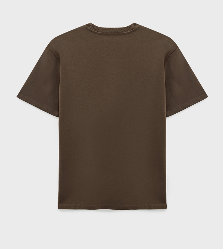 Solid Crew Neck T-Shirt