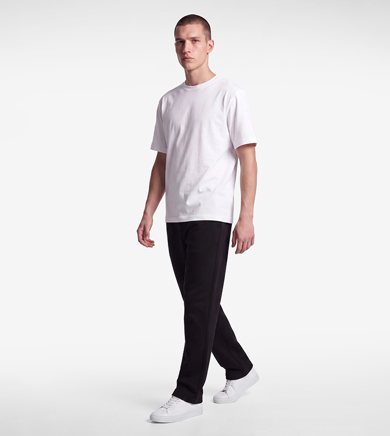 Solid Straight Fit Sweatpants