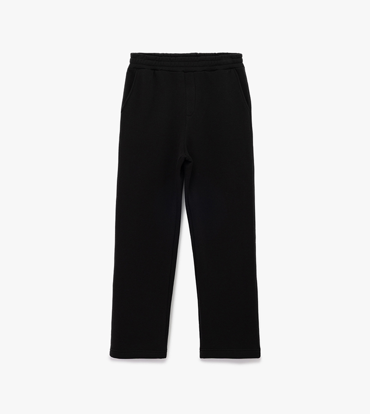 Solid Straight Fit Sweatpants