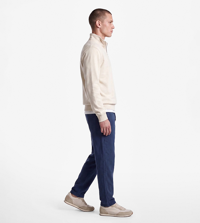 Solid Regular Fit Chinos