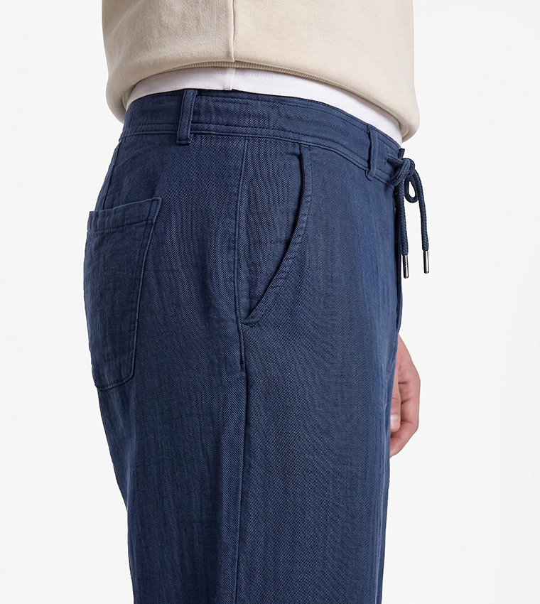 Solid Regular Fit Chinos