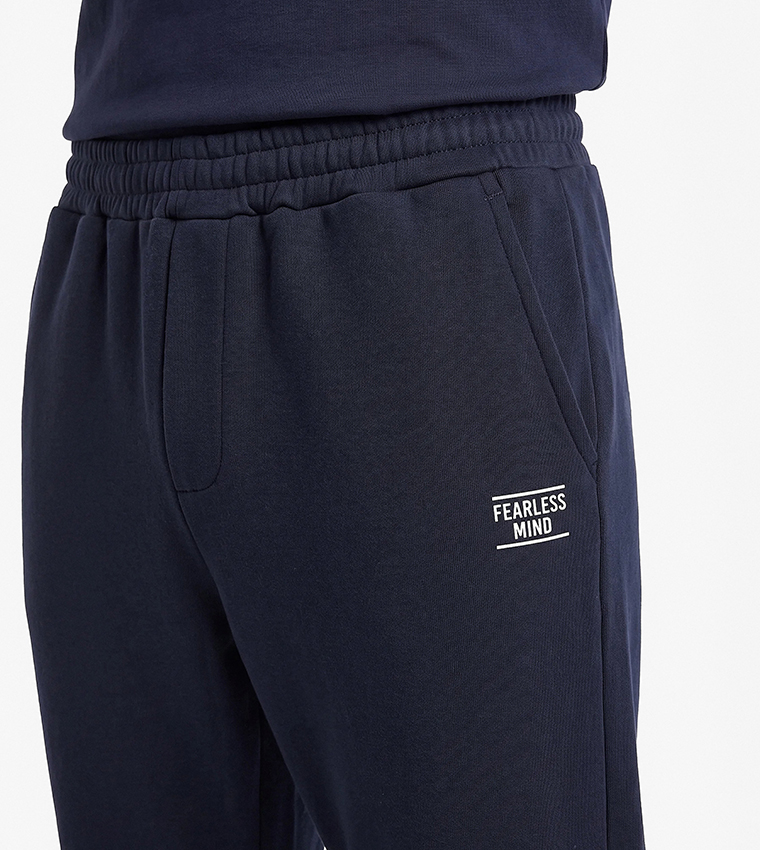 Solid Relaxed Fit Sweatpants