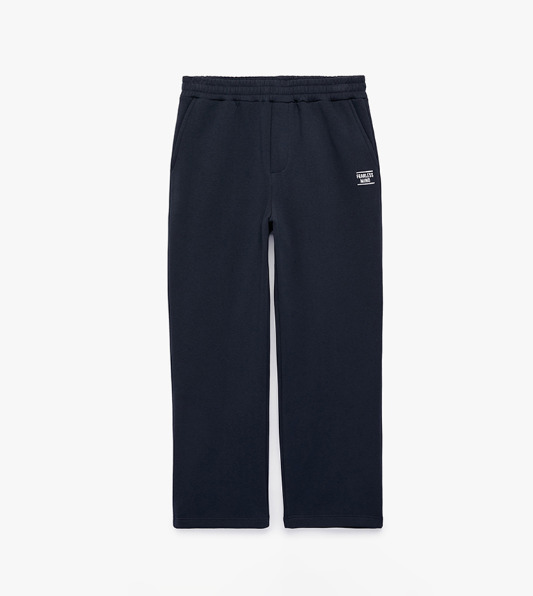 Solid Relaxed Fit Sweatpants