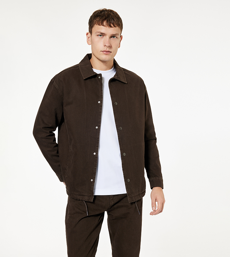 Solid Classic Collar Jacket