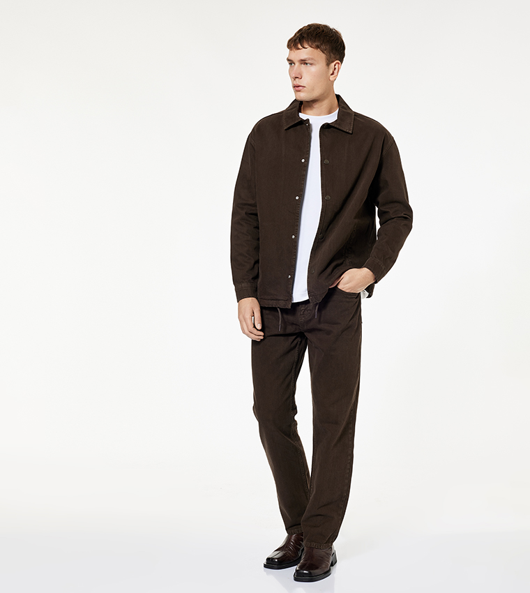 Solid Classic Collar Jacket