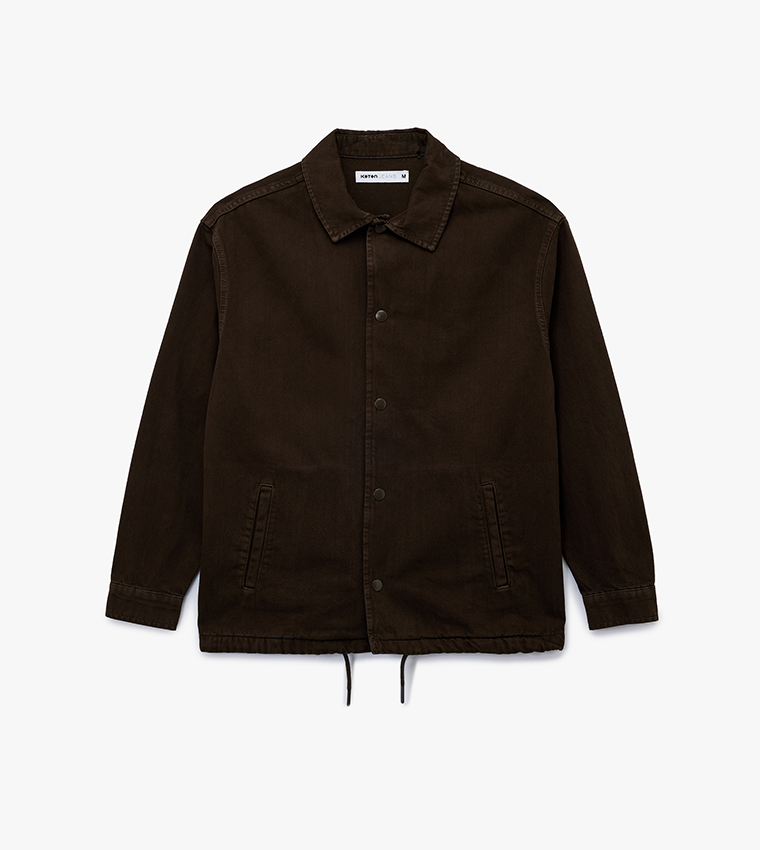 Solid Classic Collar Jacket