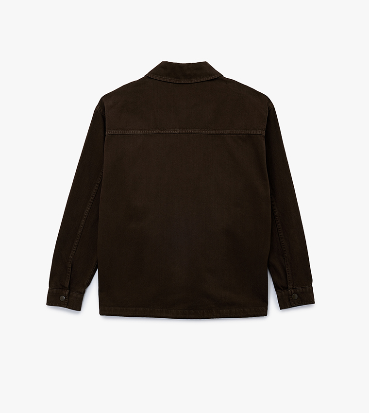 Solid Classic Collar Jacket