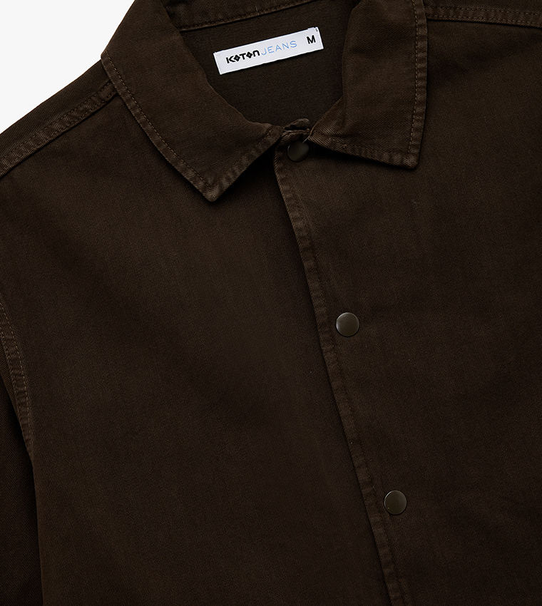 Solid Classic Collar Jacket