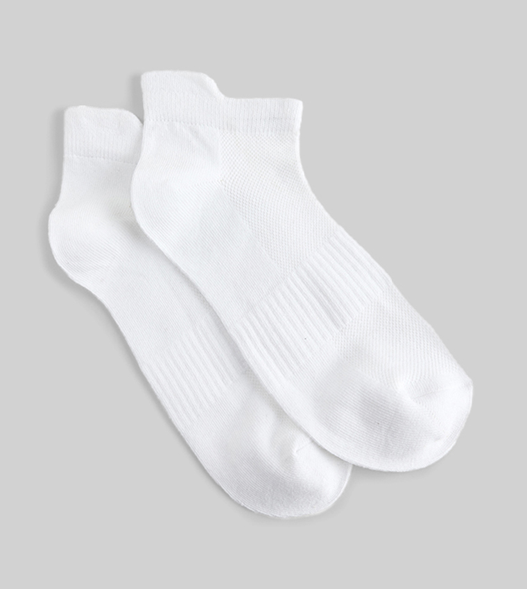 2-Pack Solid Ankle Socks