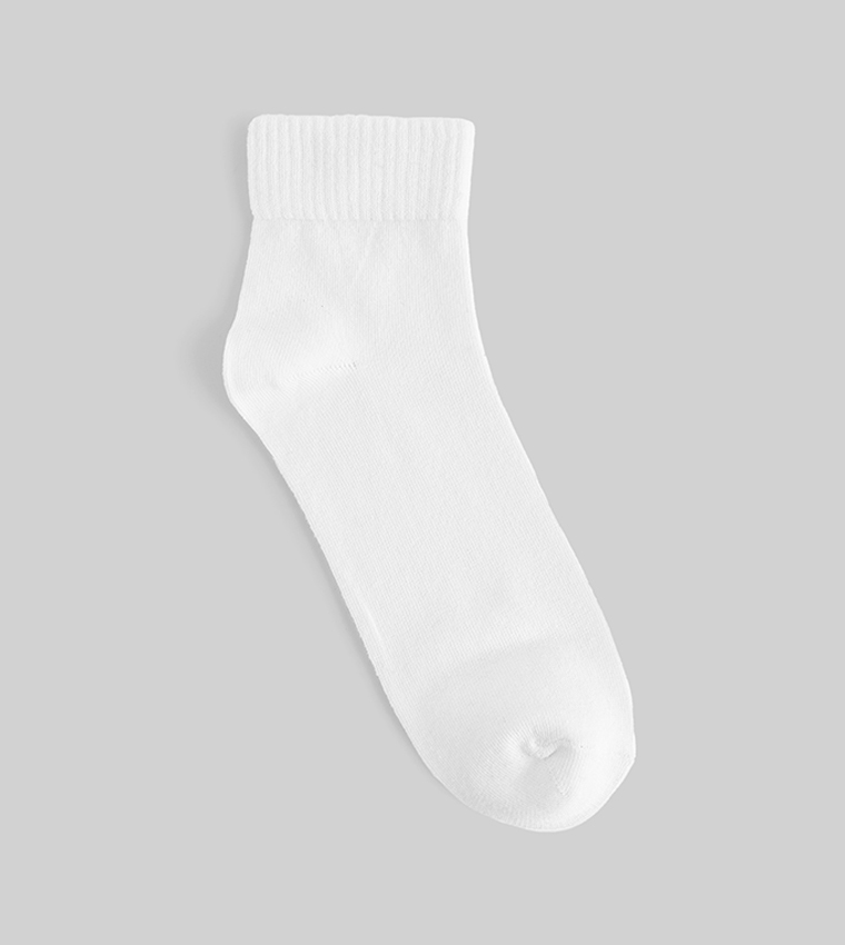 3-Pack Solid Ankle Socks