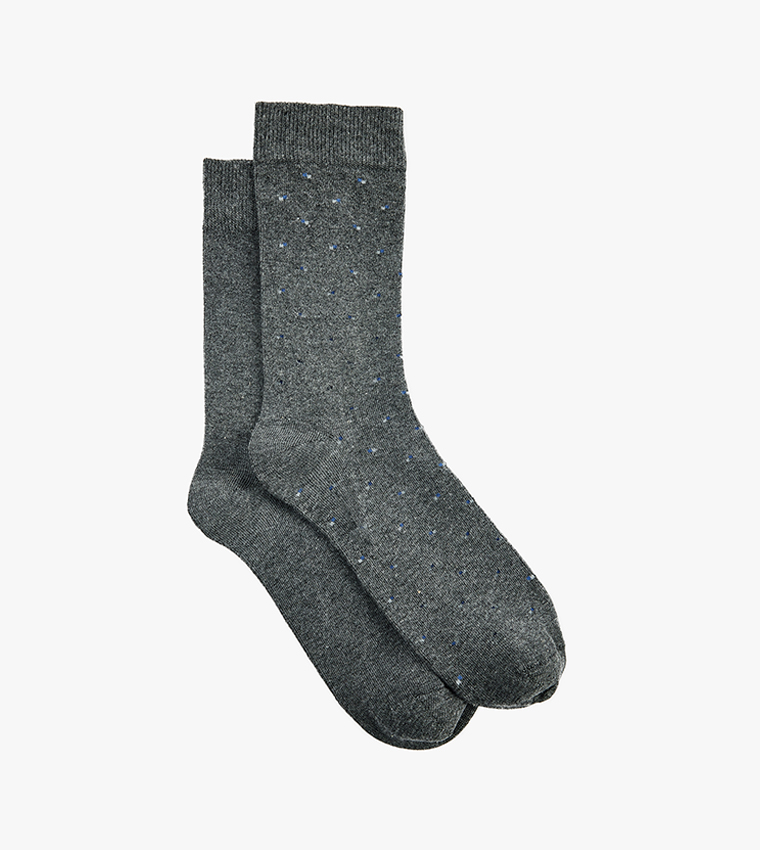 2-Pack Polka Dots Crew Socks
