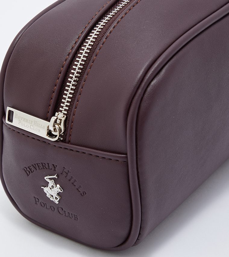Mens Pouch Bag-Brown