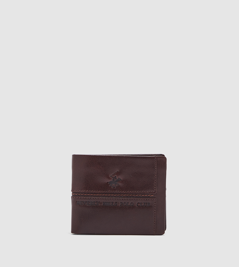 Leather Wallet-Brown
