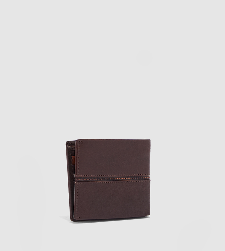Leather Wallet-Brown