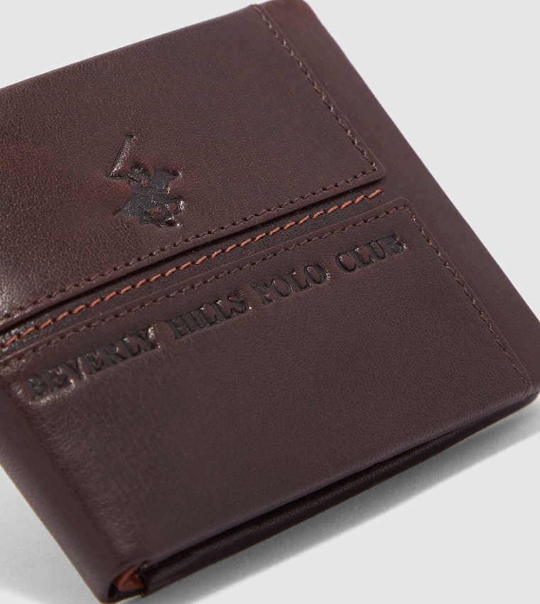 Leather Wallet-Brown