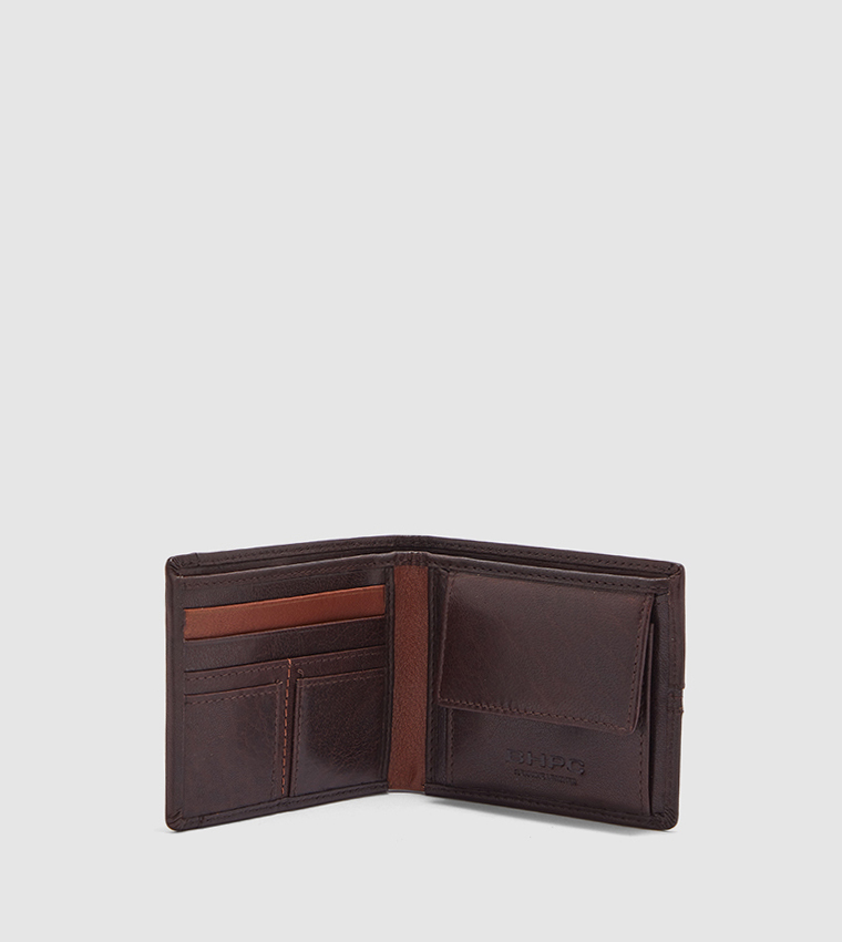 Leather Wallet-Brown