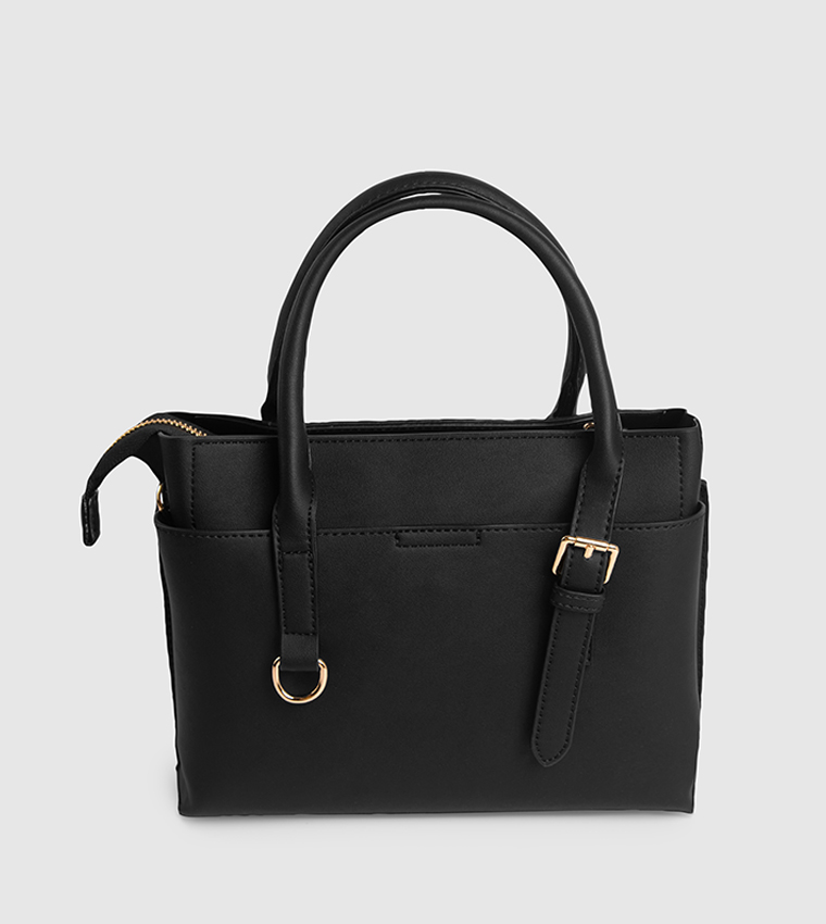 Logo Detail Satchel Bag