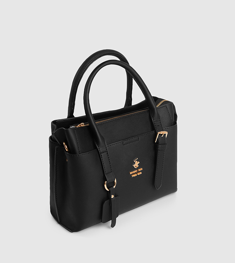 Logo Detail Satchel Bag