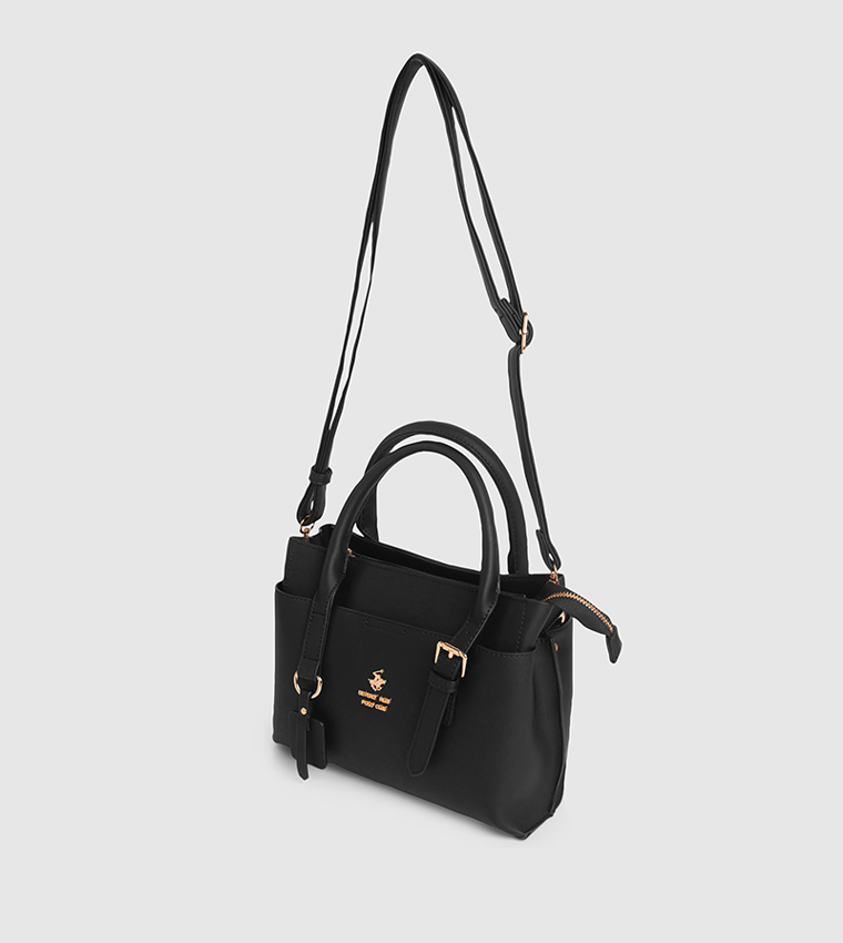 Logo Detail Satchel Bag
