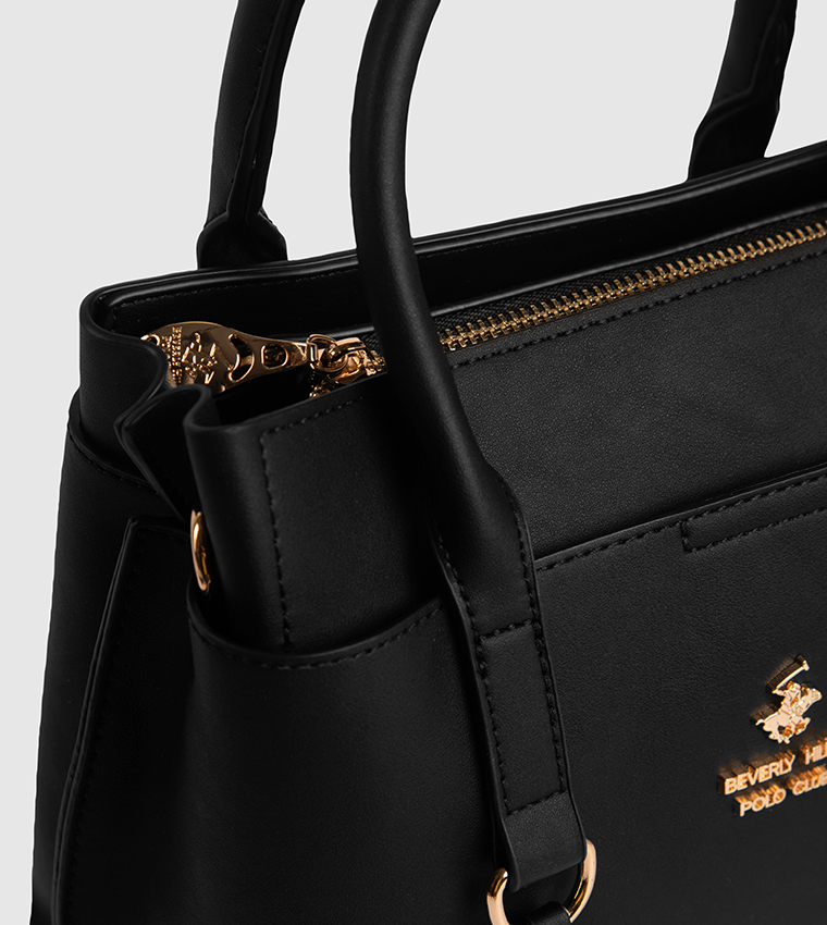 Logo Detail Satchel Bag
