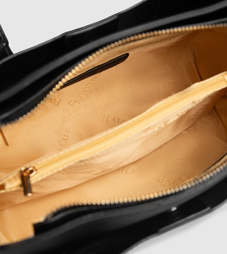 Logo Detail Satchel Bag
