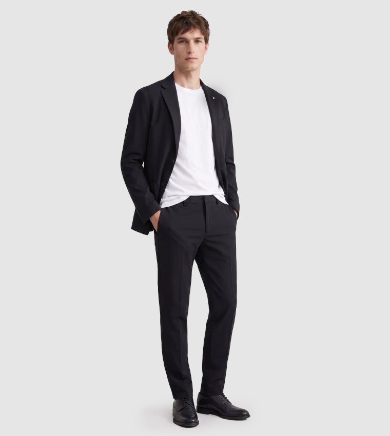 Solid Single Breasted Blazer