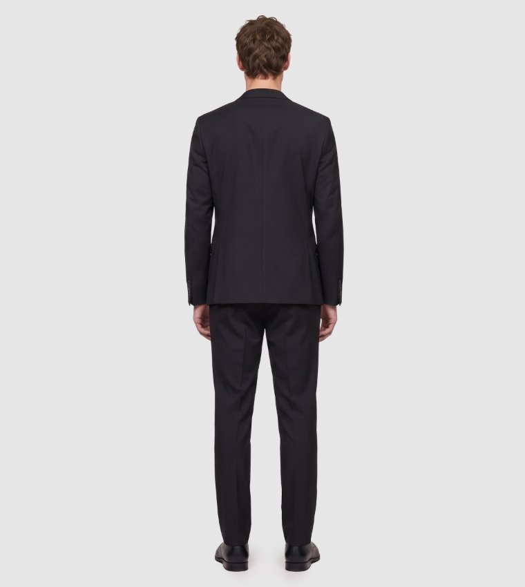 Solid Single Breasted Blazer