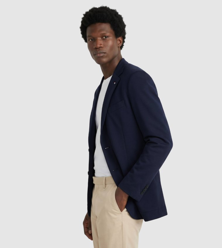 Seam Detail Single Breasted Long Sleeves Blazer