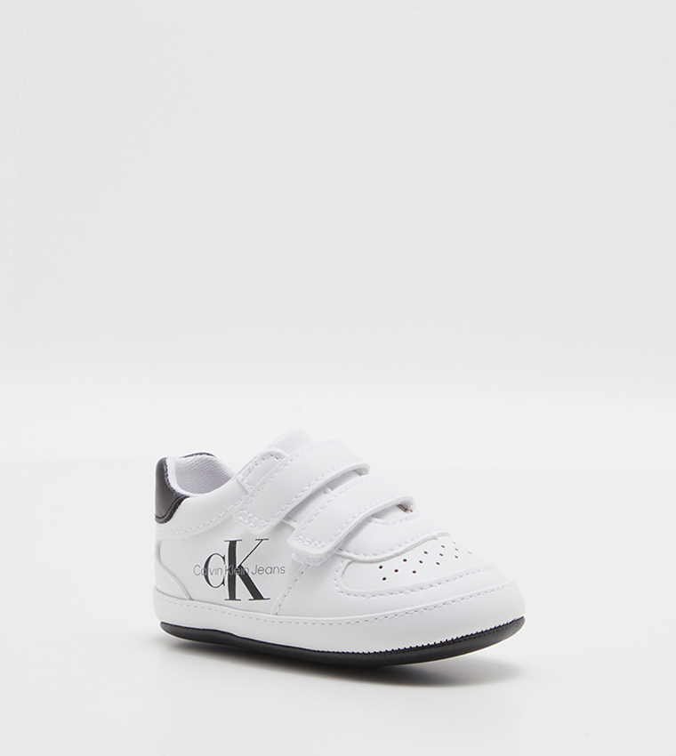 Logo Printed Velcro Sneakers