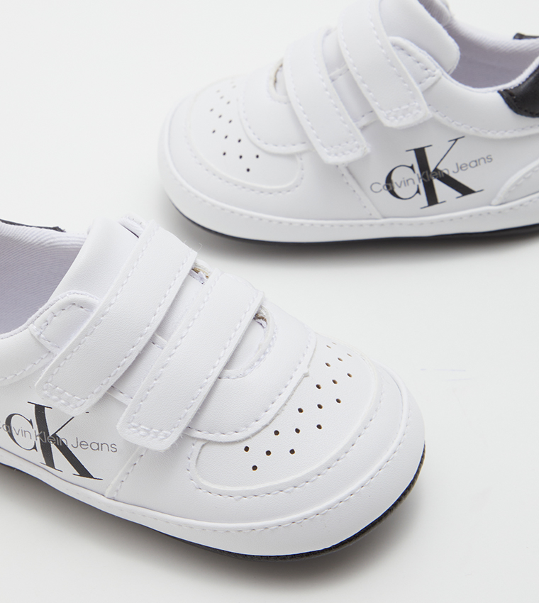 Logo Printed Velcro Sneakers