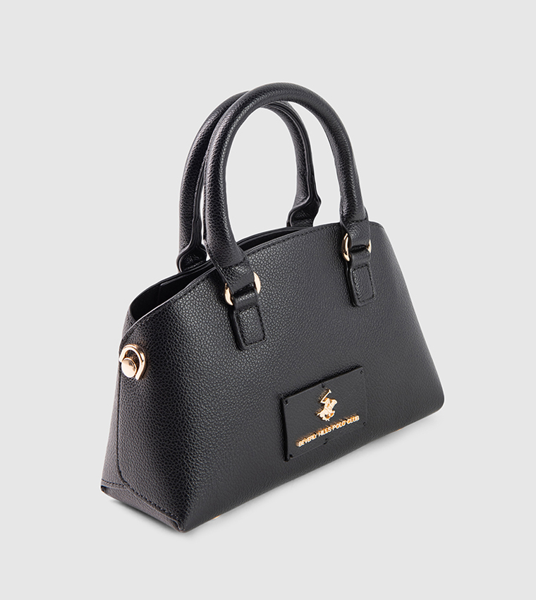 Textured Mini Satchel Bag